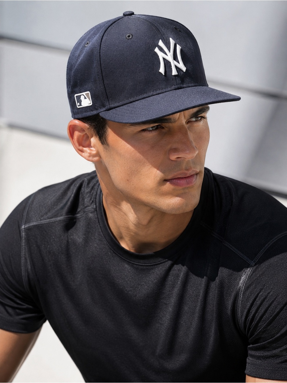 New York Yankees MLB Authentic On-Field Navy Fitted Cap 7 3/8 NWOT